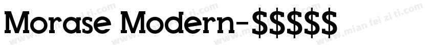 Morase Modern字体转换